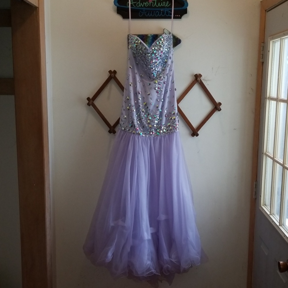 Light purple gown